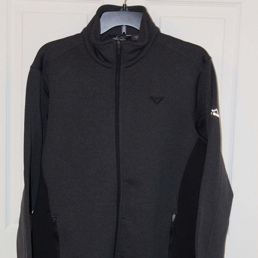 EDDIE BAUER HEATHERED FLEECE JACKET W/ VIZIO LOGO - Picture 2 of 8